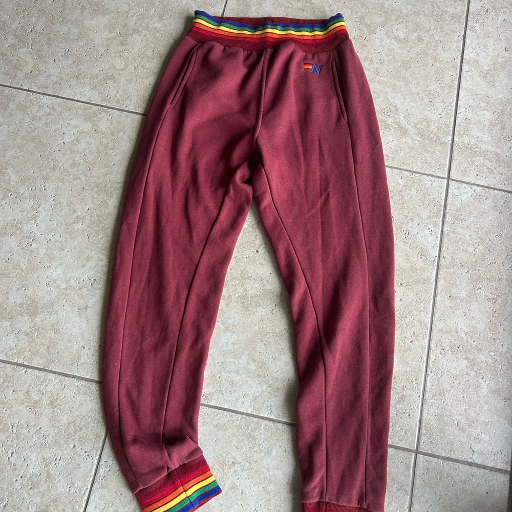 Trade/sell Aviator Nation Rainbow Rib size small EUC 🌈